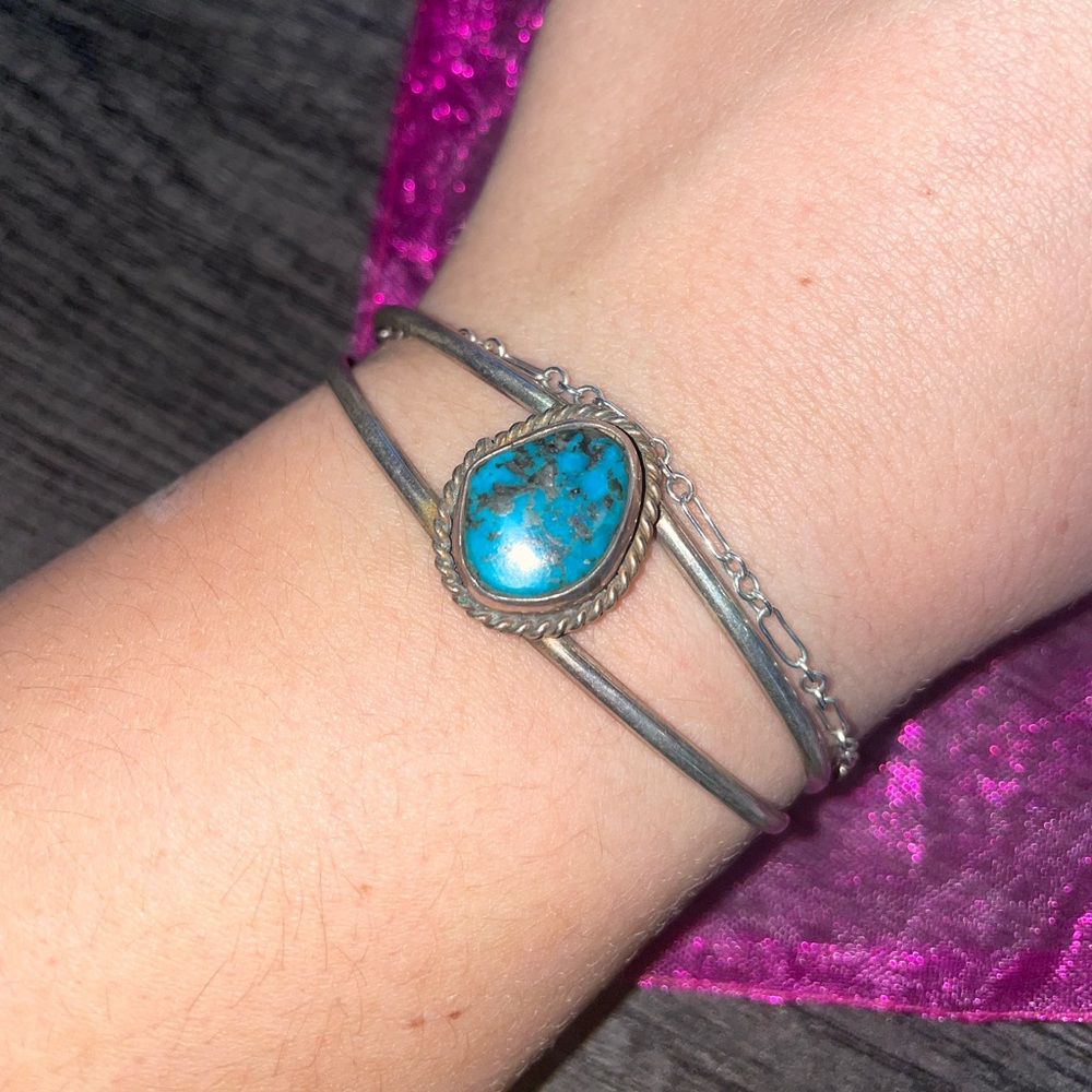 Vintage Turquoise Cuff